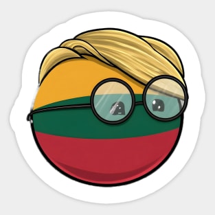 Ingrida Šimonytė Lithuania Polandball Countryball Sticker